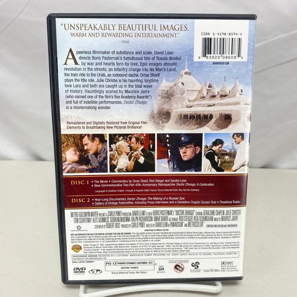 Doctor ZHivago (2010, DVD) Anniversary Edition and Original Soundtrack CD - Picture 5 of 8